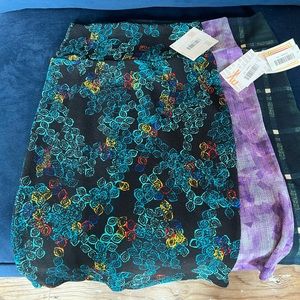 LulaRoe Cassie skirt XS NWT